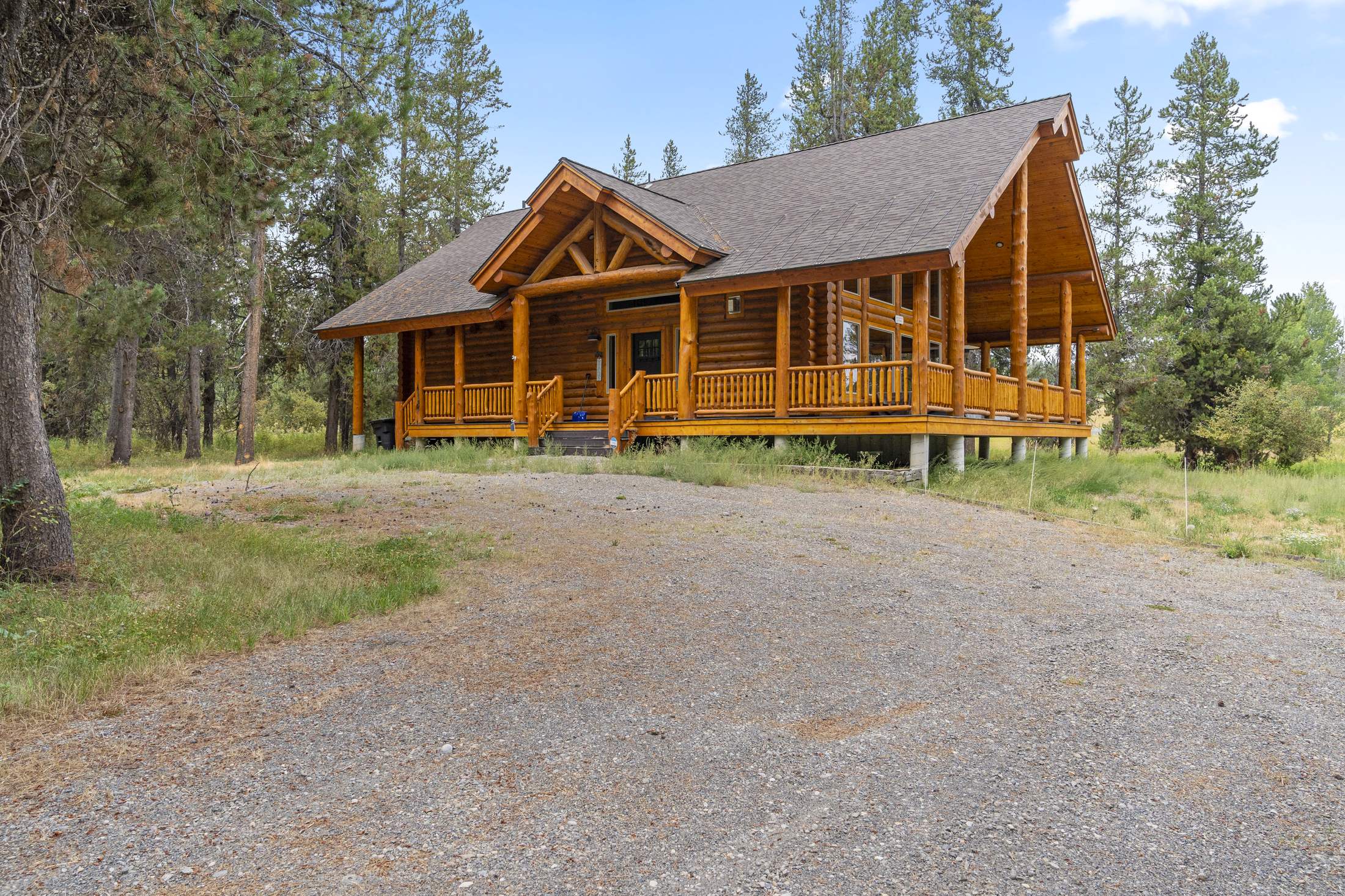 Log cabin, Island Park Idaho