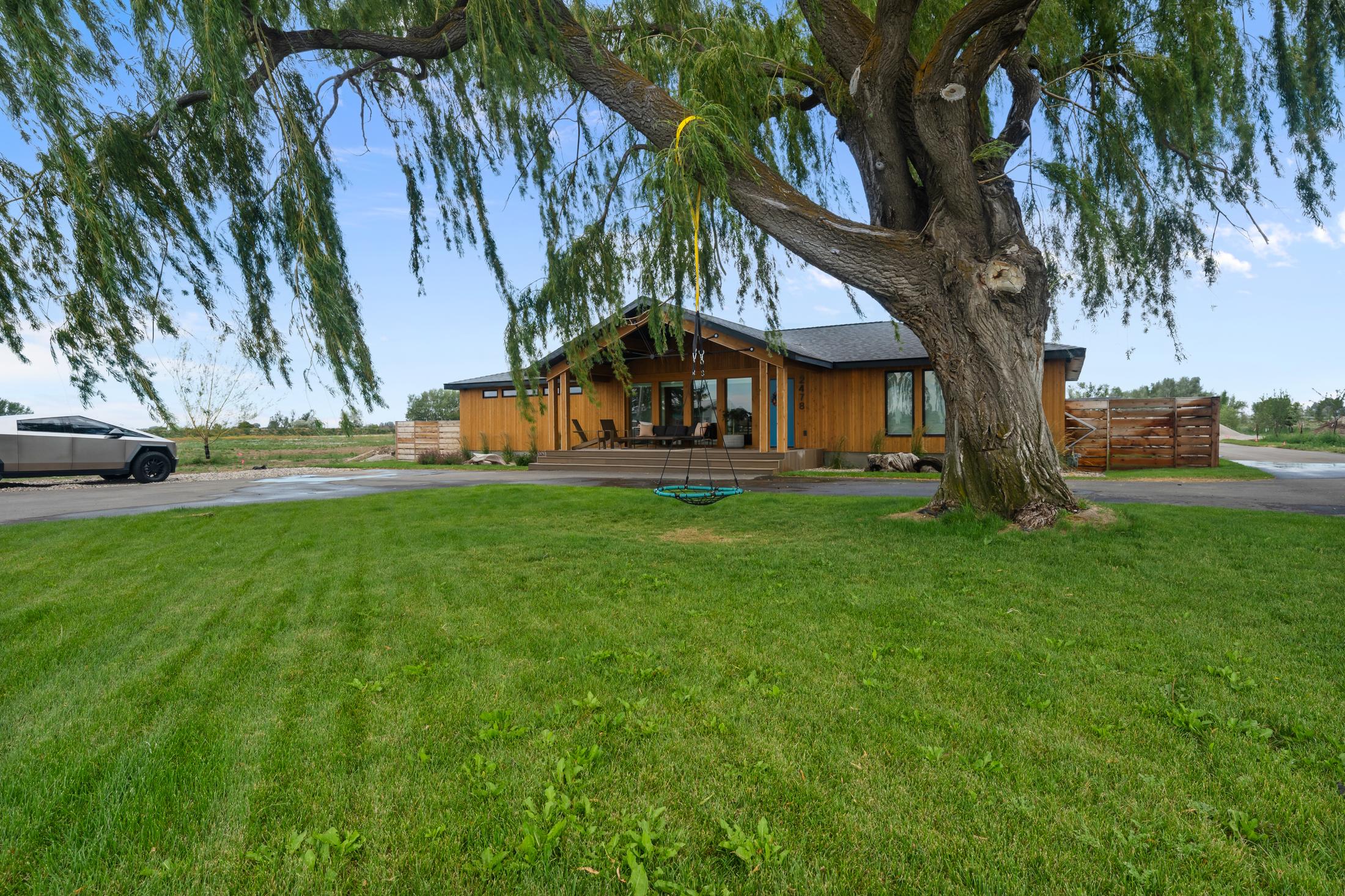Home under a willow tree, Southeast Idaho