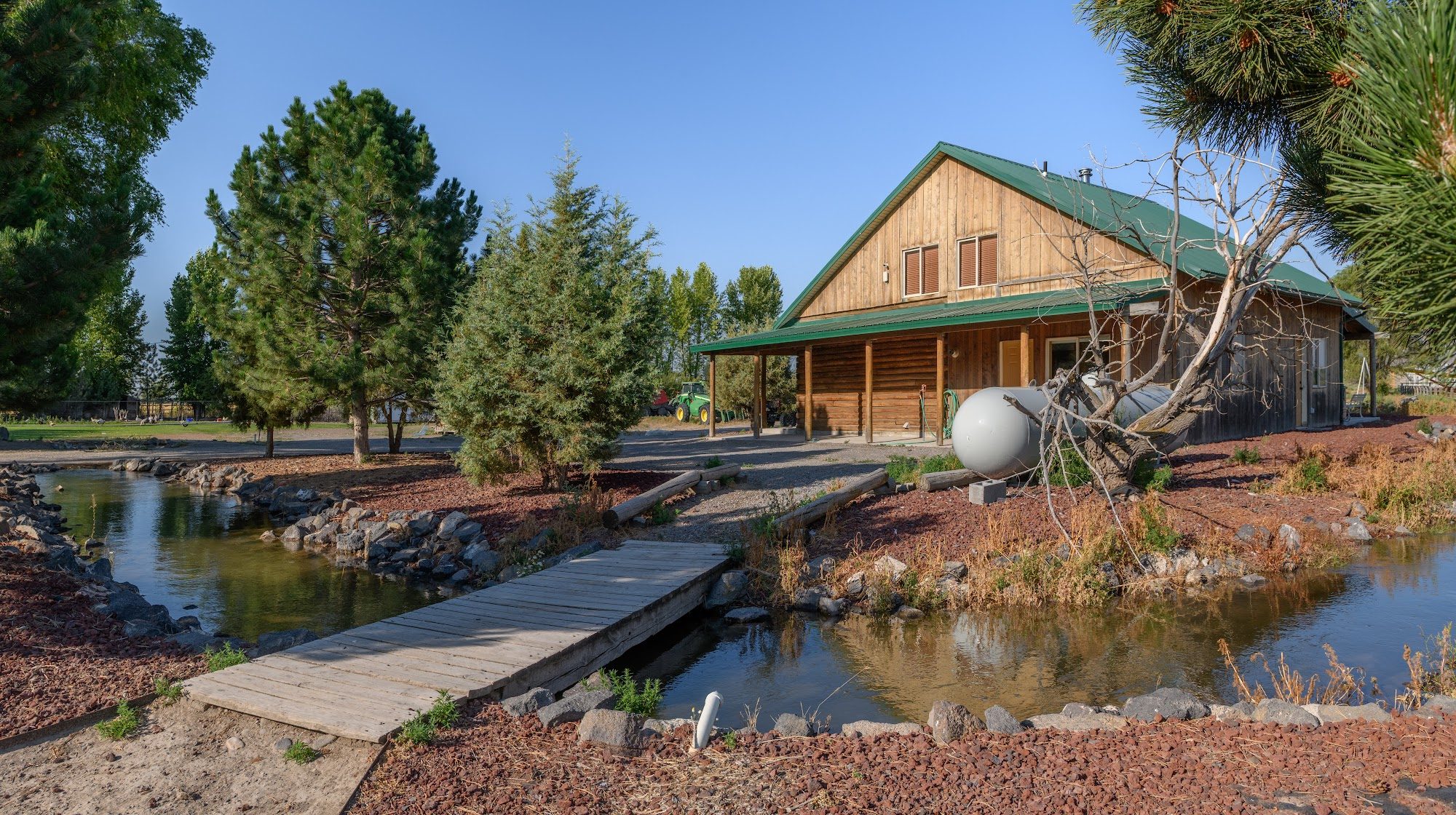 Log cabin in the pines, Greater Yellowstone corridor