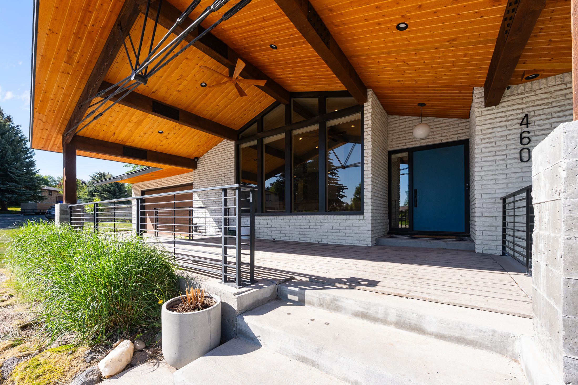 Southeast Idaho home exterior and porch
